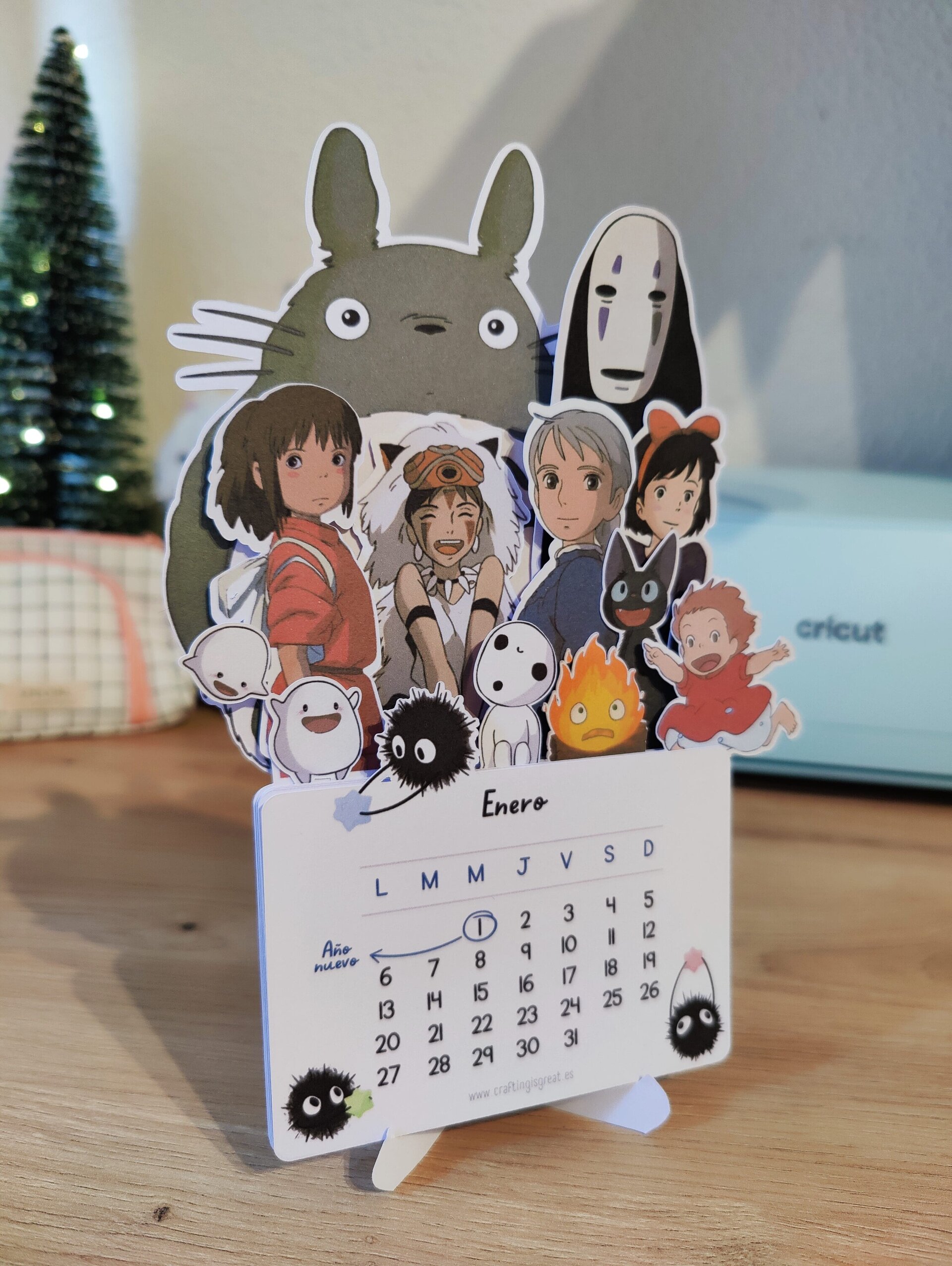 Calendario Studio Ghibli 2025 - 2