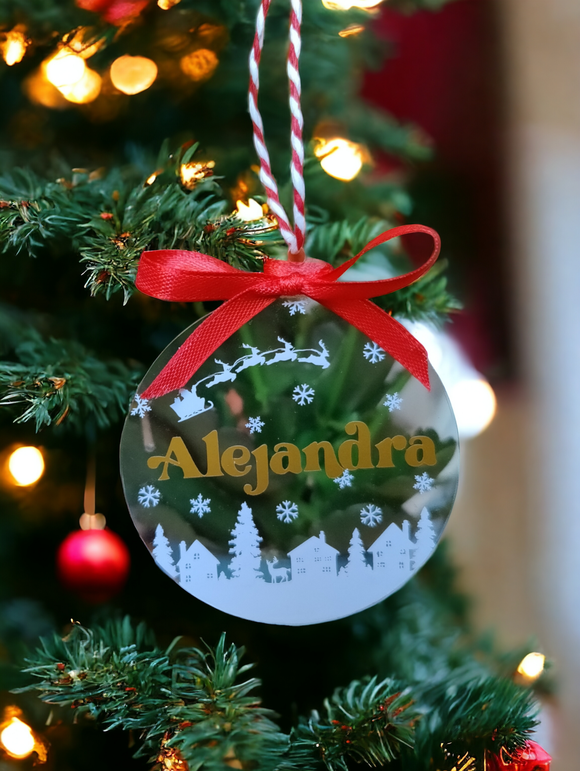Bola de Navidad personalizada en metacrilato - 2